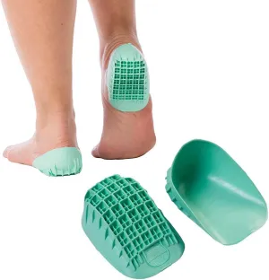 Tuli’s Heavy Duty Heel Cups, Cushion Inserts for Plantar Fasciitis, Sever's Disease, and Heel Pain Relief, 2 Pairs, Large