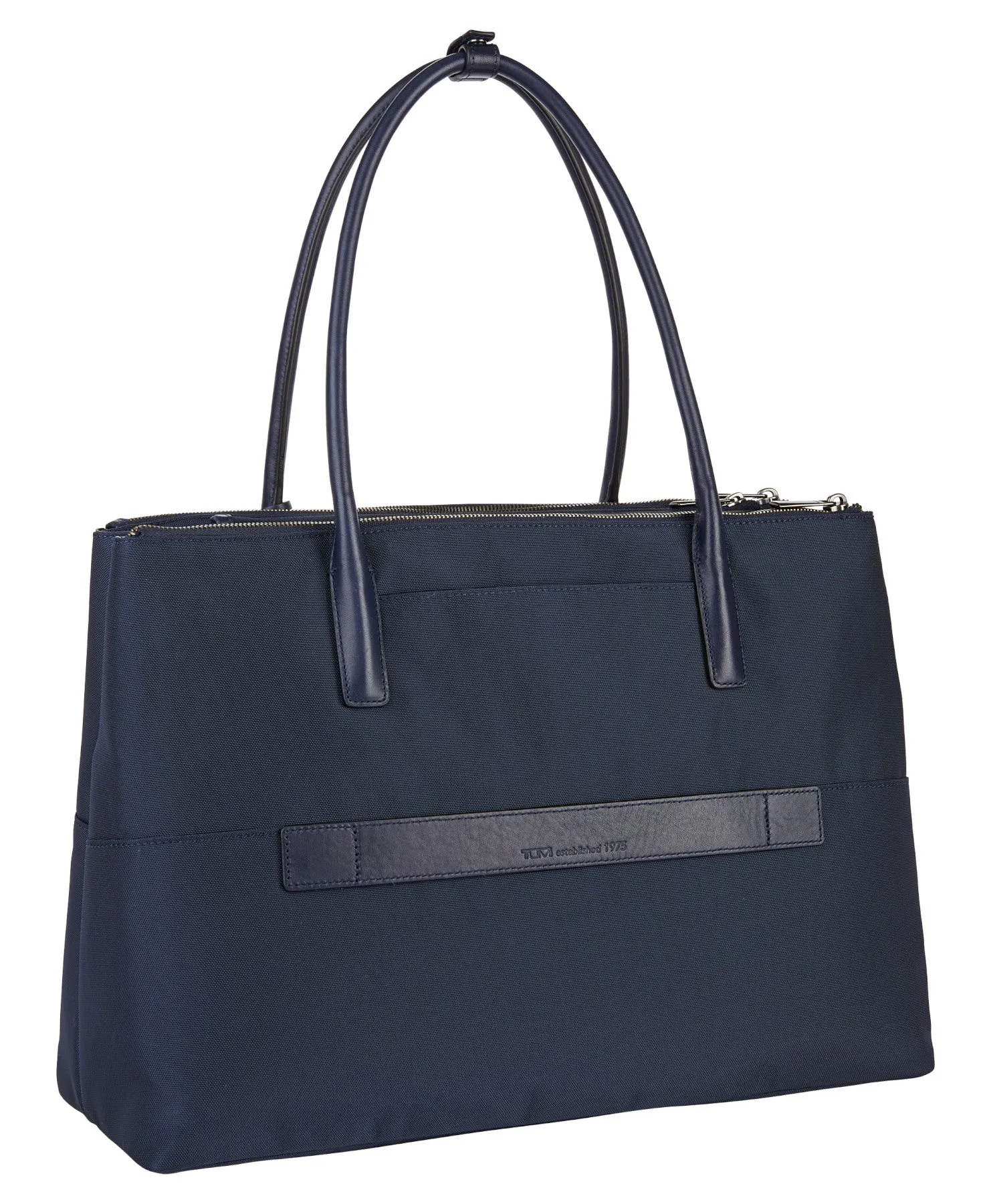 TUMI Larkin Hayes Triple Compartment Tote Aubergine