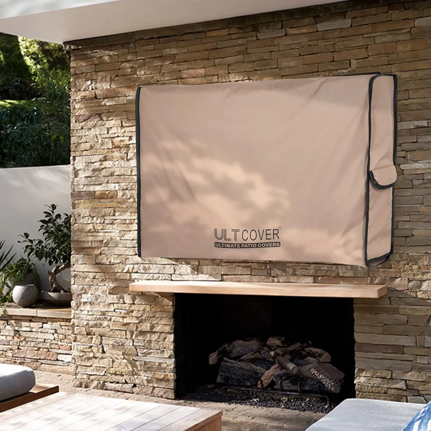 ULTCOVER Waterproof Outdoor TV Cover for 42-45 inch Outside Flat Screen Televisions