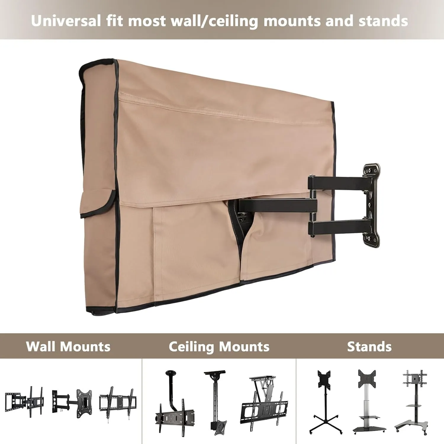 ULTCOVER Waterproof Outdoor TV Cover for 42-45 inch Outside Flat Screen Televisions