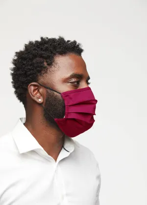 Uzo 2 Layer Reusable Face Mask (Maroon)-Clearance