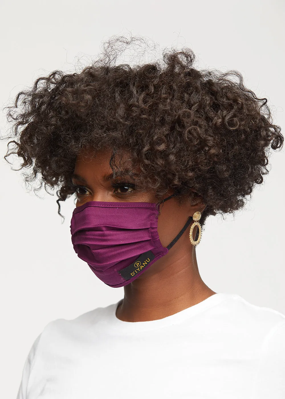Uzo 2 Layer Reusable Face Mask (Plum)-Clearance