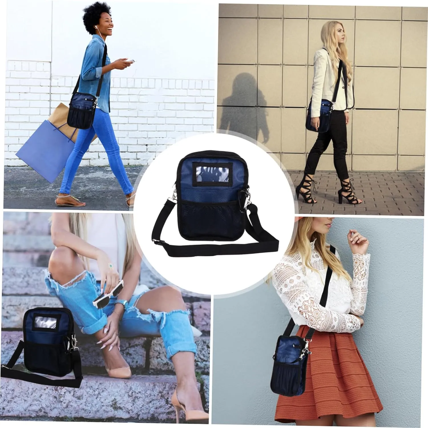 VALICLUD Nurse Shoulder Bag Work Tote Organizer Nurse Waist Bag Nurses Cross-body Bag Messenger Female Shoulder