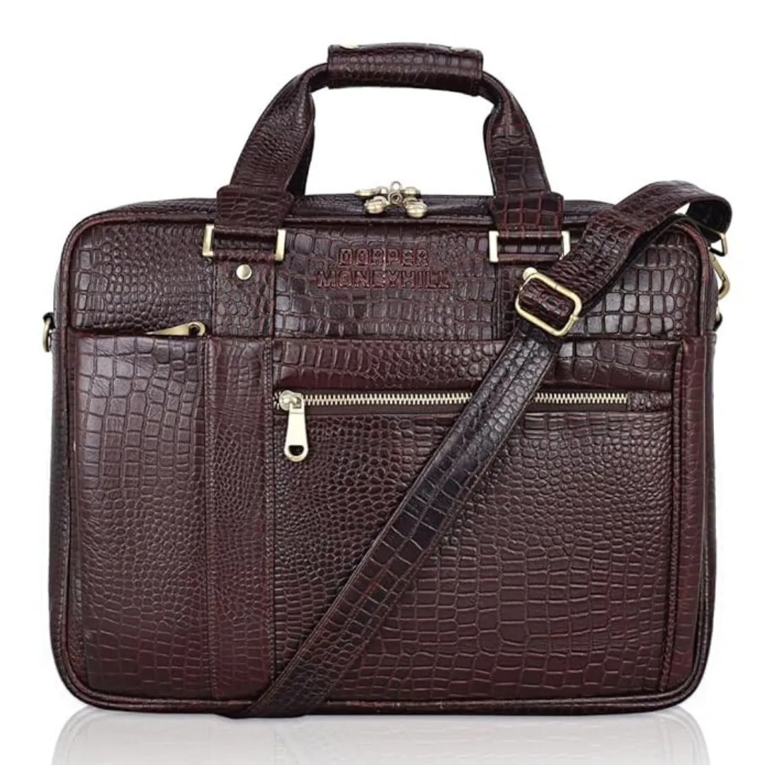 Vatsal Genuine Leather Laptop Bag/ Office Bag Hive