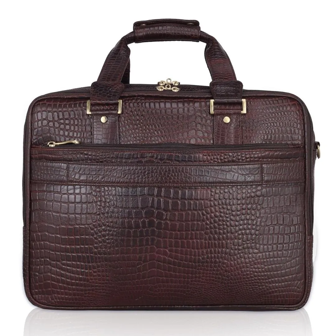 Vatsal Genuine Leather Laptop Bag/ Office Bag Hive