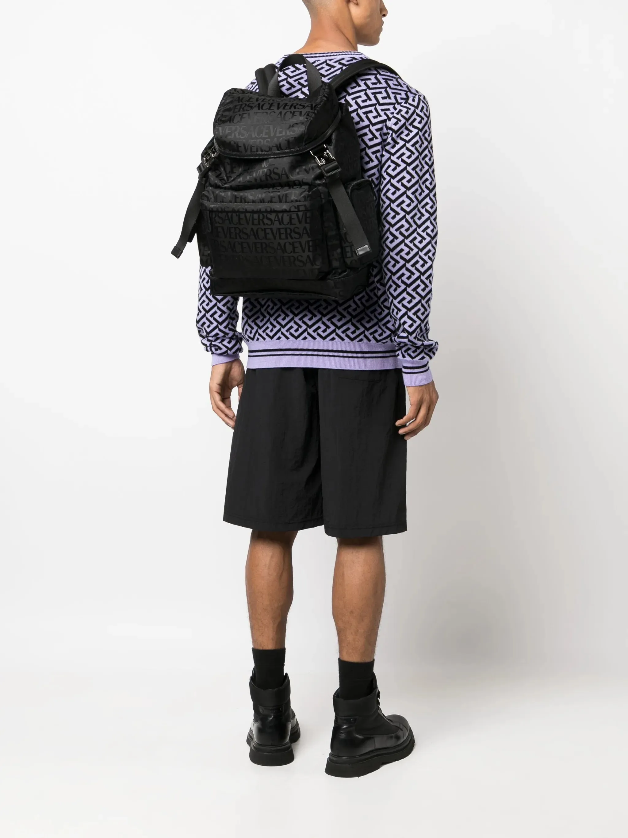 Versace Neo Remote-controlled backpack Express worldwide Allover