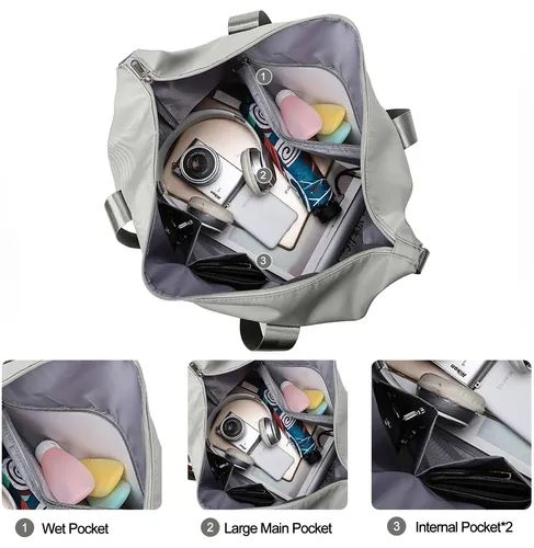 Versatile Women's Gym Duffle Bag - 35L Capacity