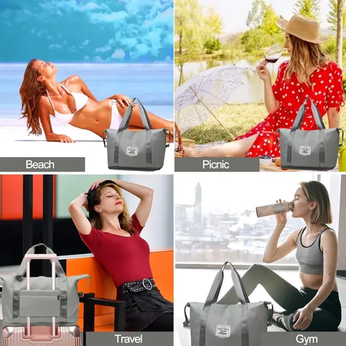 Versatile Women's Gym Duffle Bag - 35L Capacity