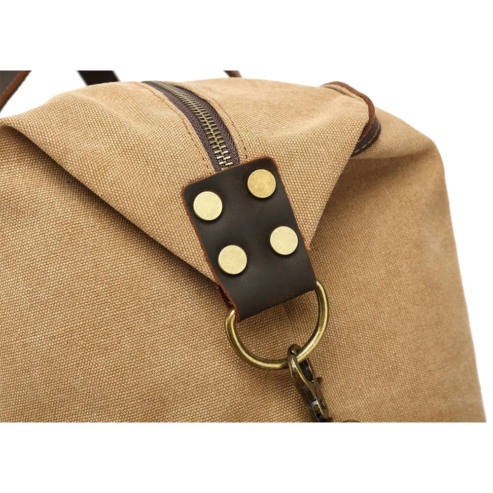 Vintage Canvas Duffle Bag: Stylish & Functional Travel Companion