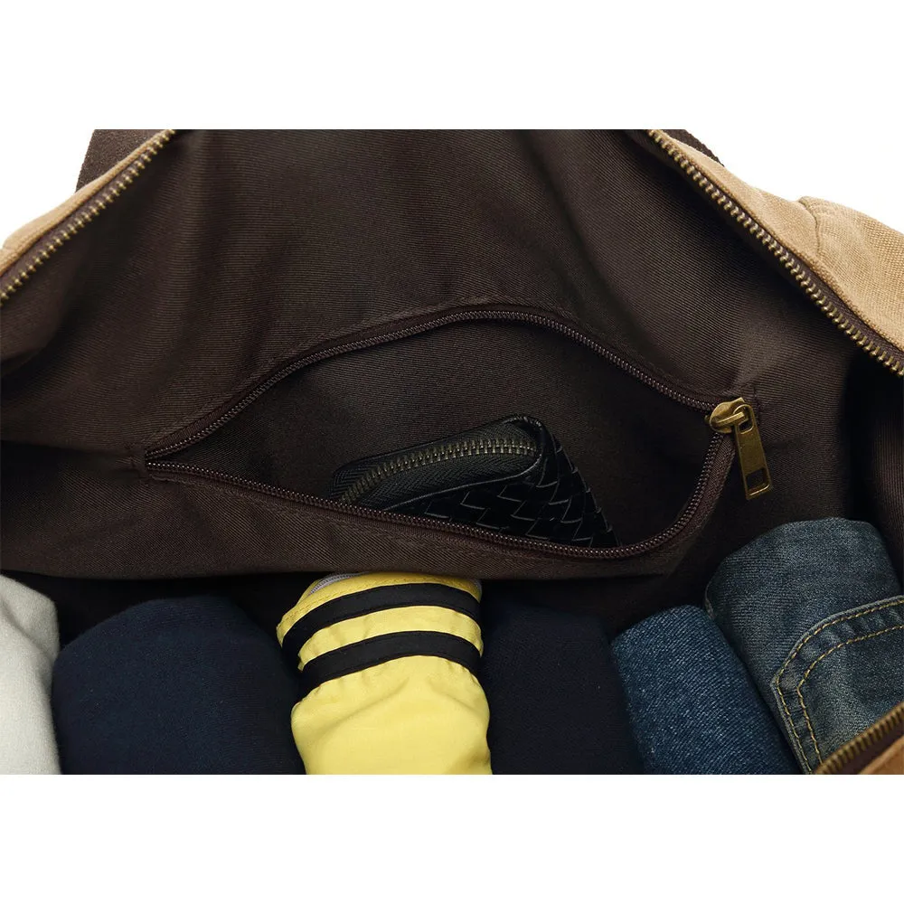 Vintage Canvas Duffle Bag: Stylish & Functional Travel Companion