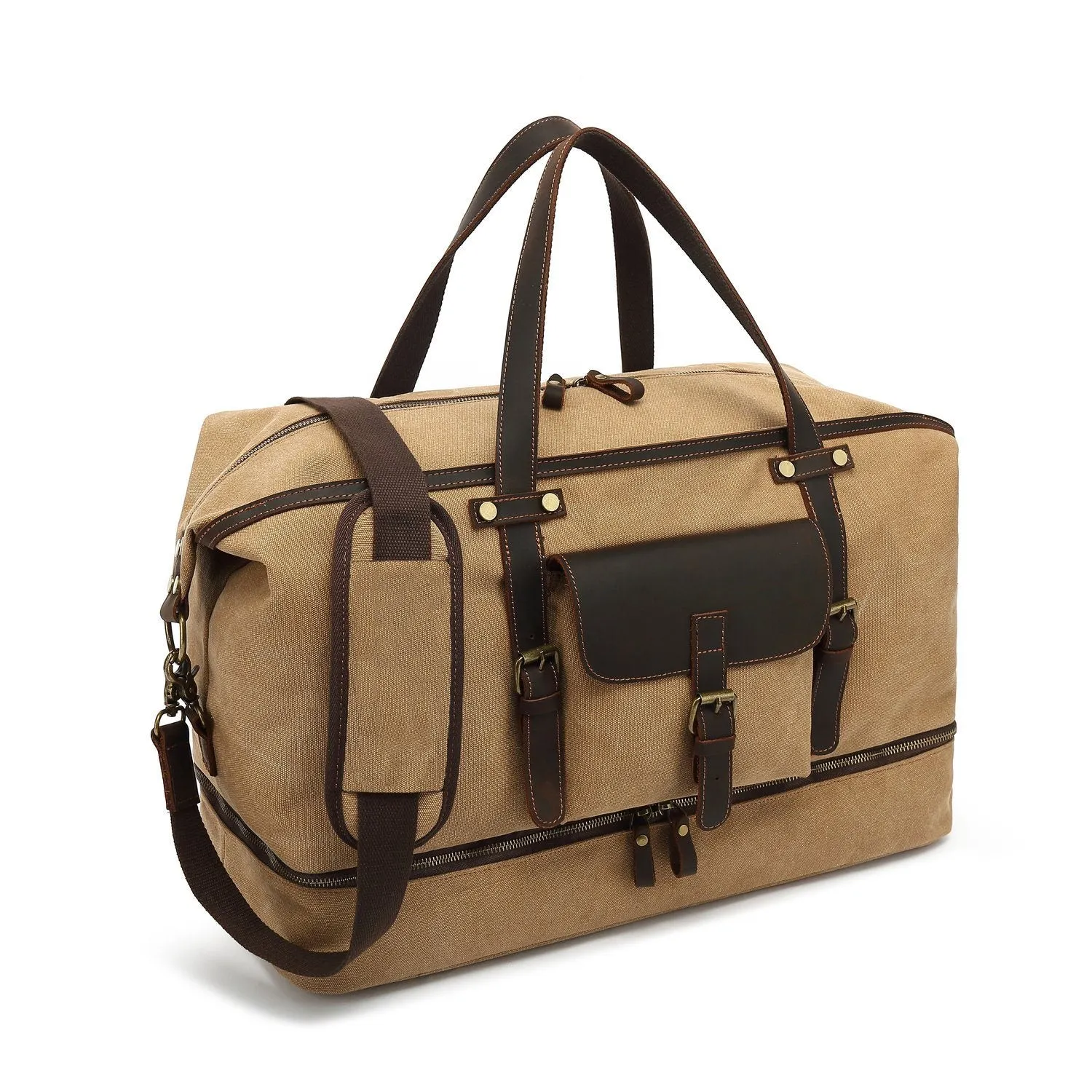 Vintage Canvas Duffle Bag: Stylish & Functional Travel Companion