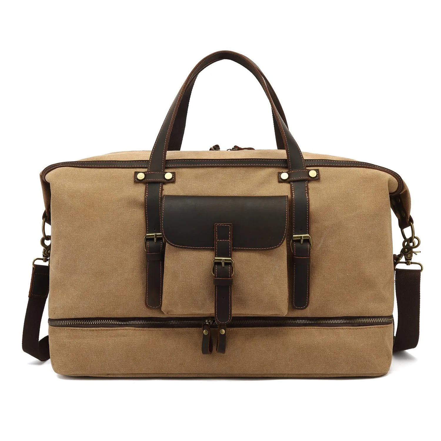 Vintage Canvas Duffle Bag: Stylish & Functional Travel Companion