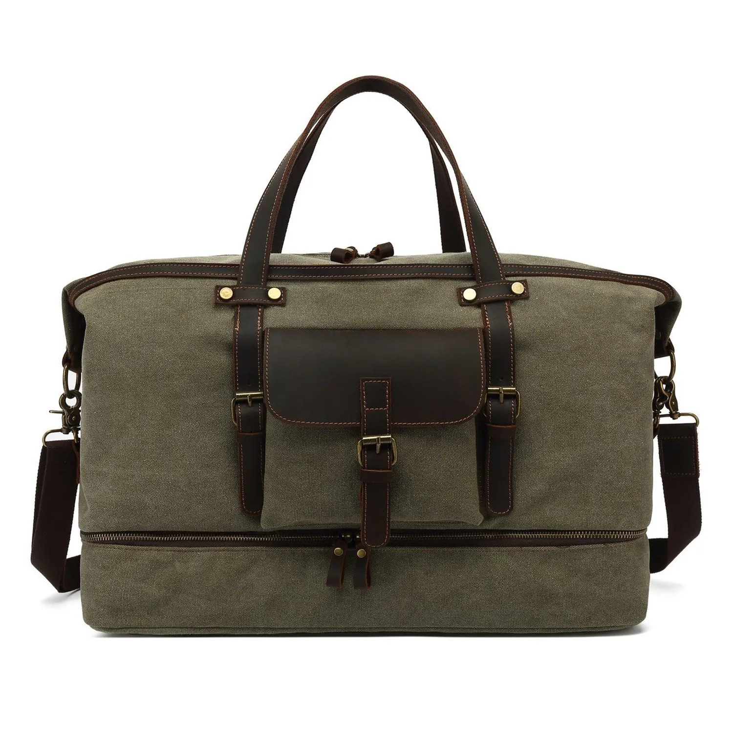 Vintage Canvas Duffle Bag: Stylish & Functional Travel Companion
