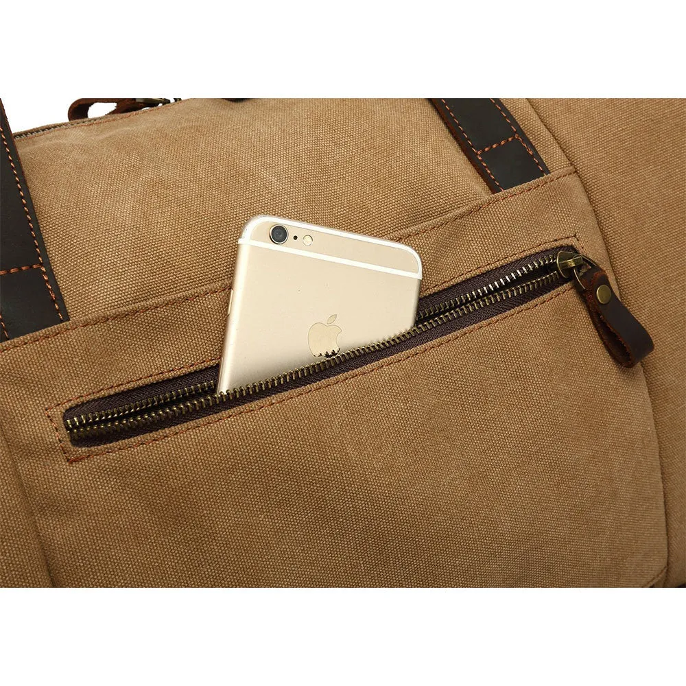 Vintage Canvas Duffle Bag: Stylish & Functional Travel Companion