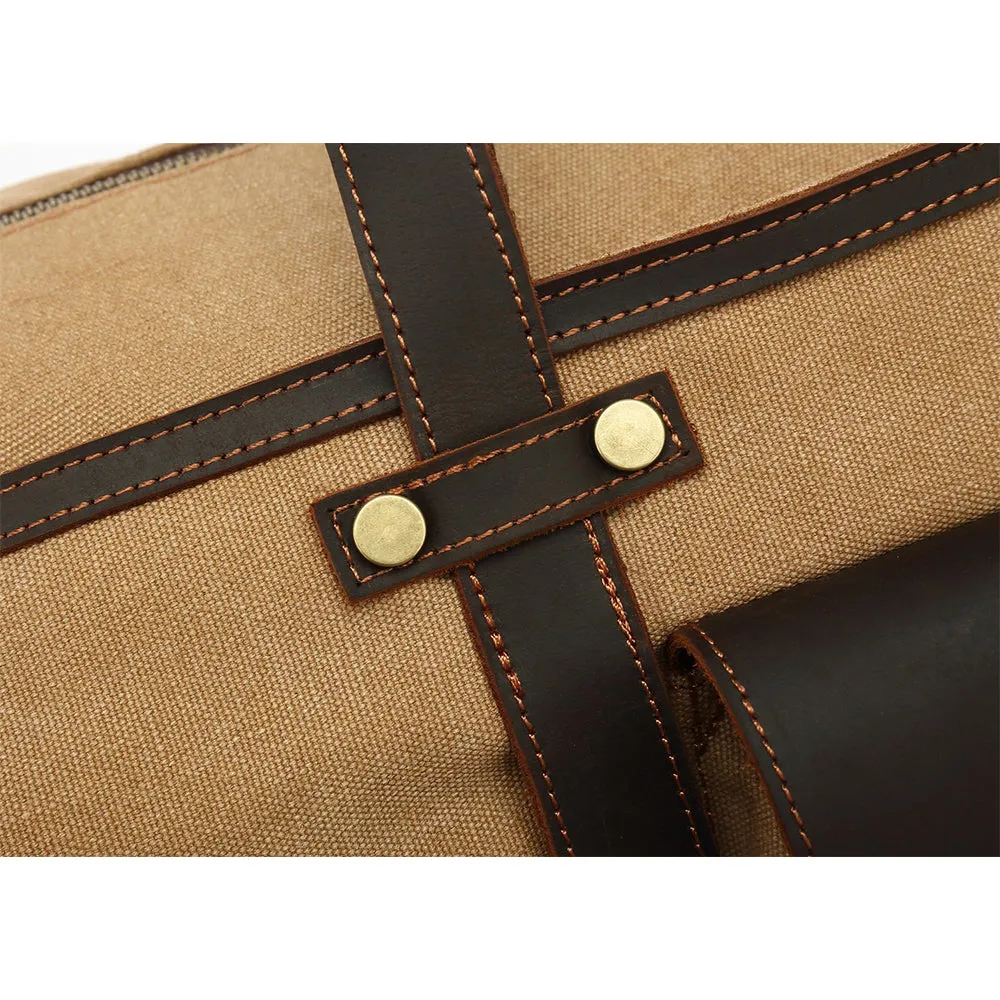Vintage Canvas Duffle Bag: Stylish & Functional Travel Companion