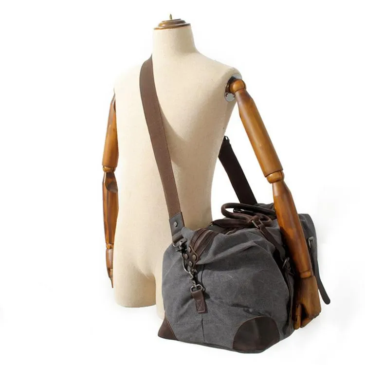 Vintage Canvas Overnight Bag: Stylish and Functional Travel Companion