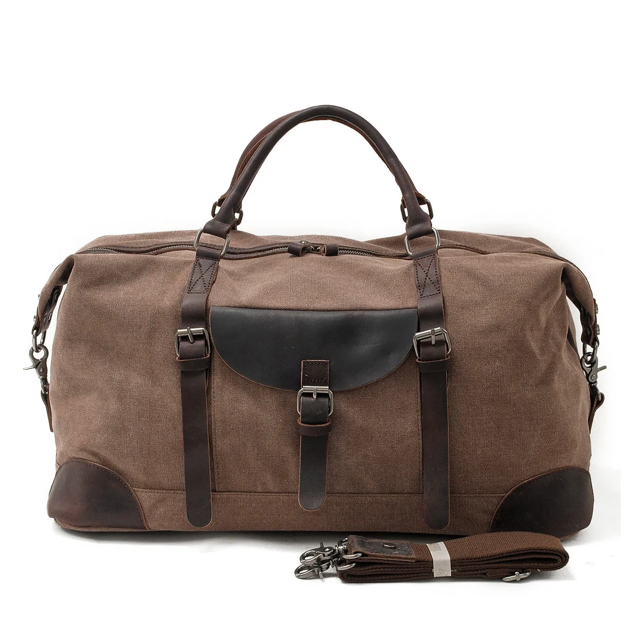 Vintage Canvas Overnight Bag: Stylish and Functional Travel Companion