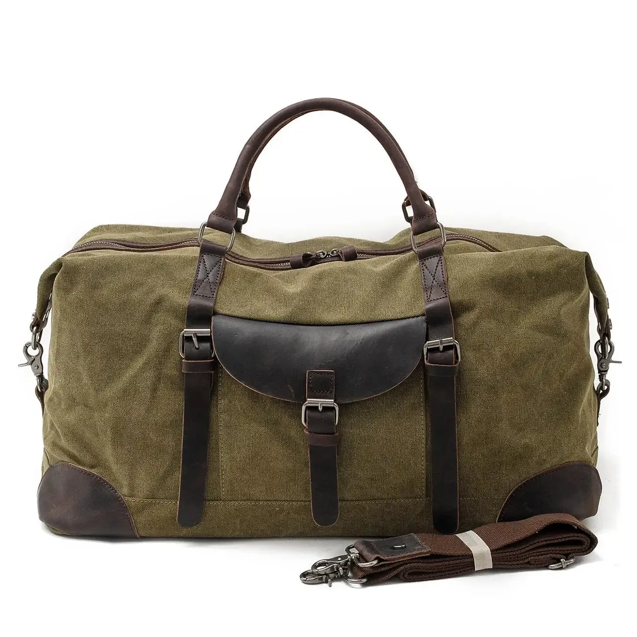 Vintage Canvas Overnight Bag: Stylish and Functional Travel Companion