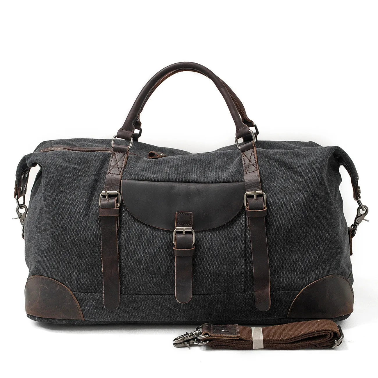 Vintage Canvas Overnight Bag: Stylish and Functional Travel Companion