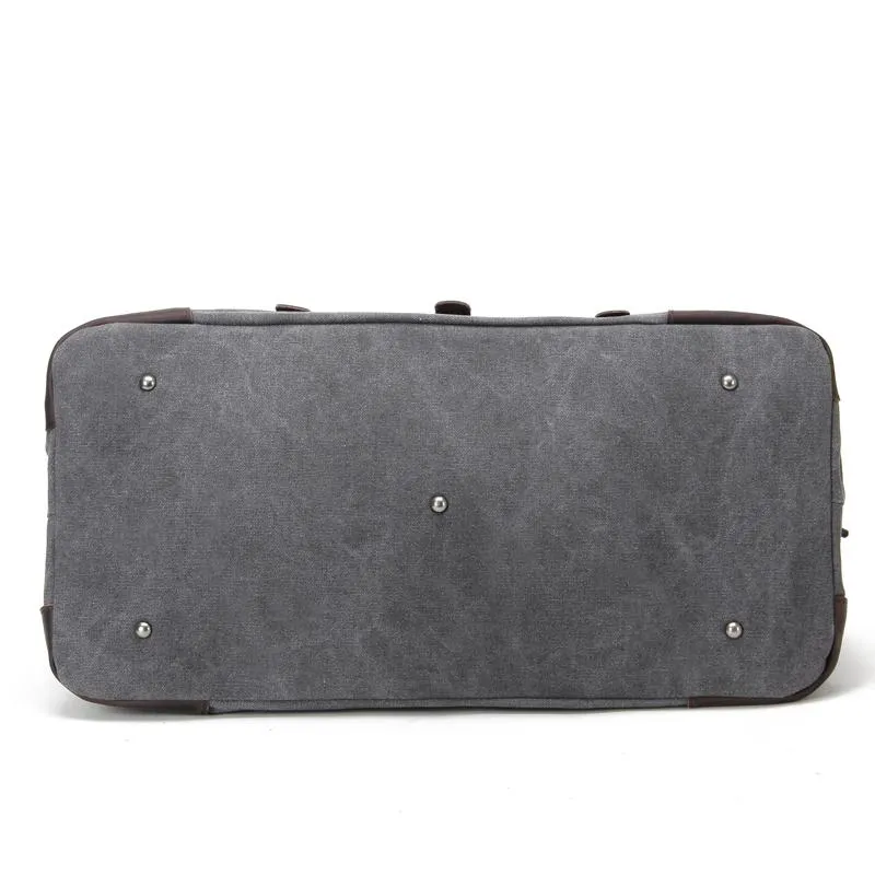 Vintage Canvas Overnight Bag: Stylish and Functional Travel Companion
