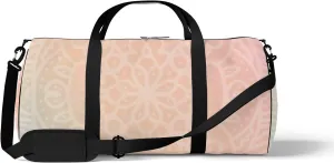 Vintage Colorful Boho Dreamy Mandala Sports Bag Tote Bag Waterproof Gym Bag with Shoulder Strap Zipper 2 Side Pockets for Men and Women, Travel and Storage Shoulder Bag.