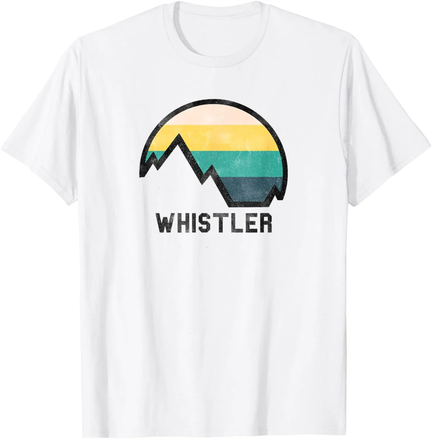 Vintage Retro Whistler Canada T-Shirt Hiking