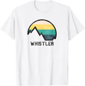 Vintage Retro Whistler Canada T-Shirt Hiking