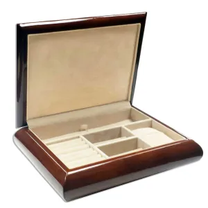 Walnut Wood Jewelry Case