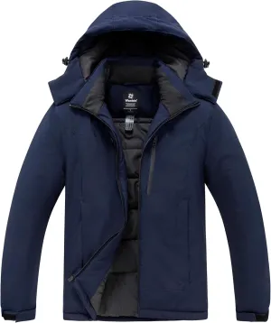wantdo Men's Mountain Skiing Jacket Snowboarding Jackets Waterproof Winter Snow Coat Windproof Raincoat
