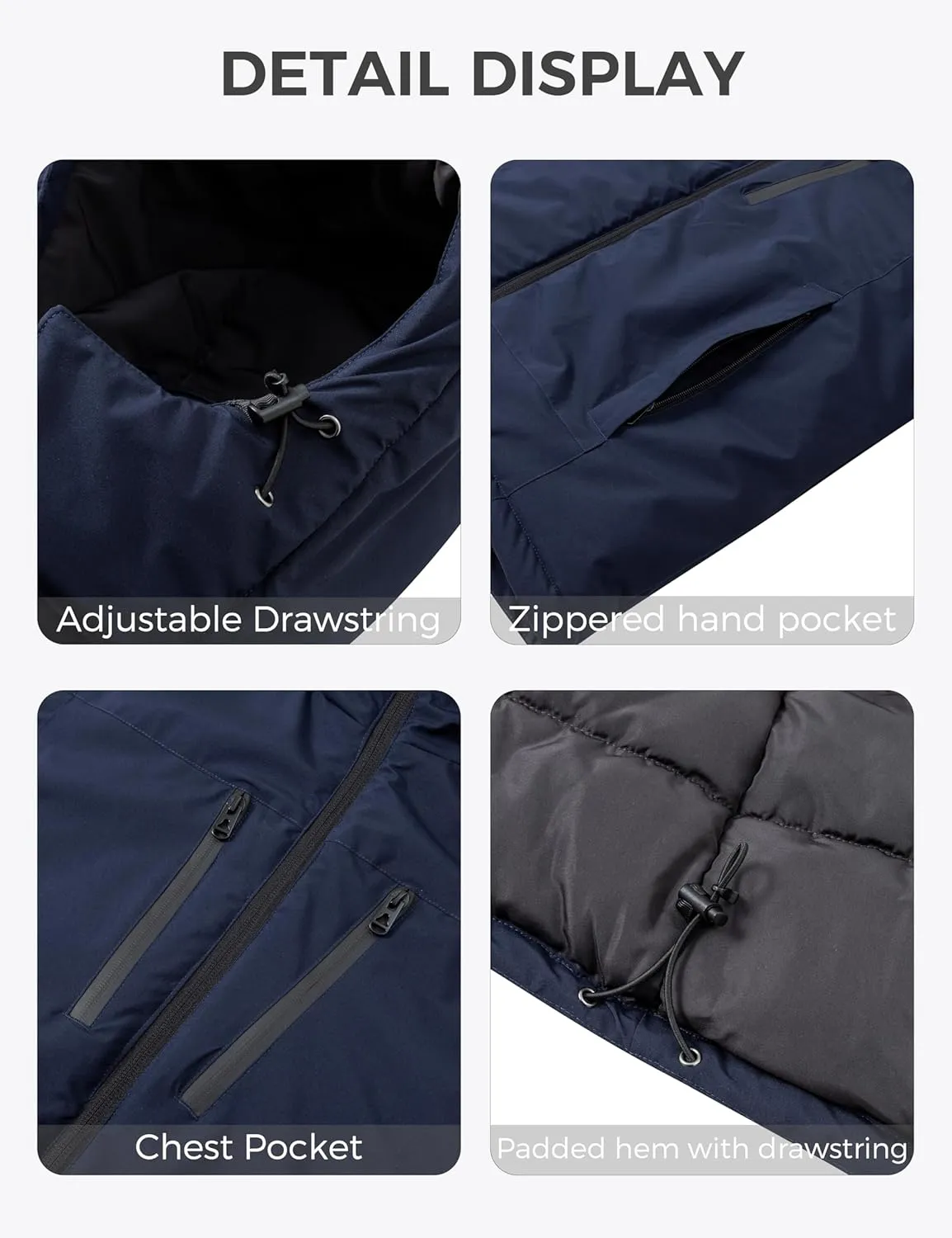 wantdo Men's Mountain Skiing Jacket Snowboarding Jackets Waterproof Winter Snow Coat Windproof Raincoat