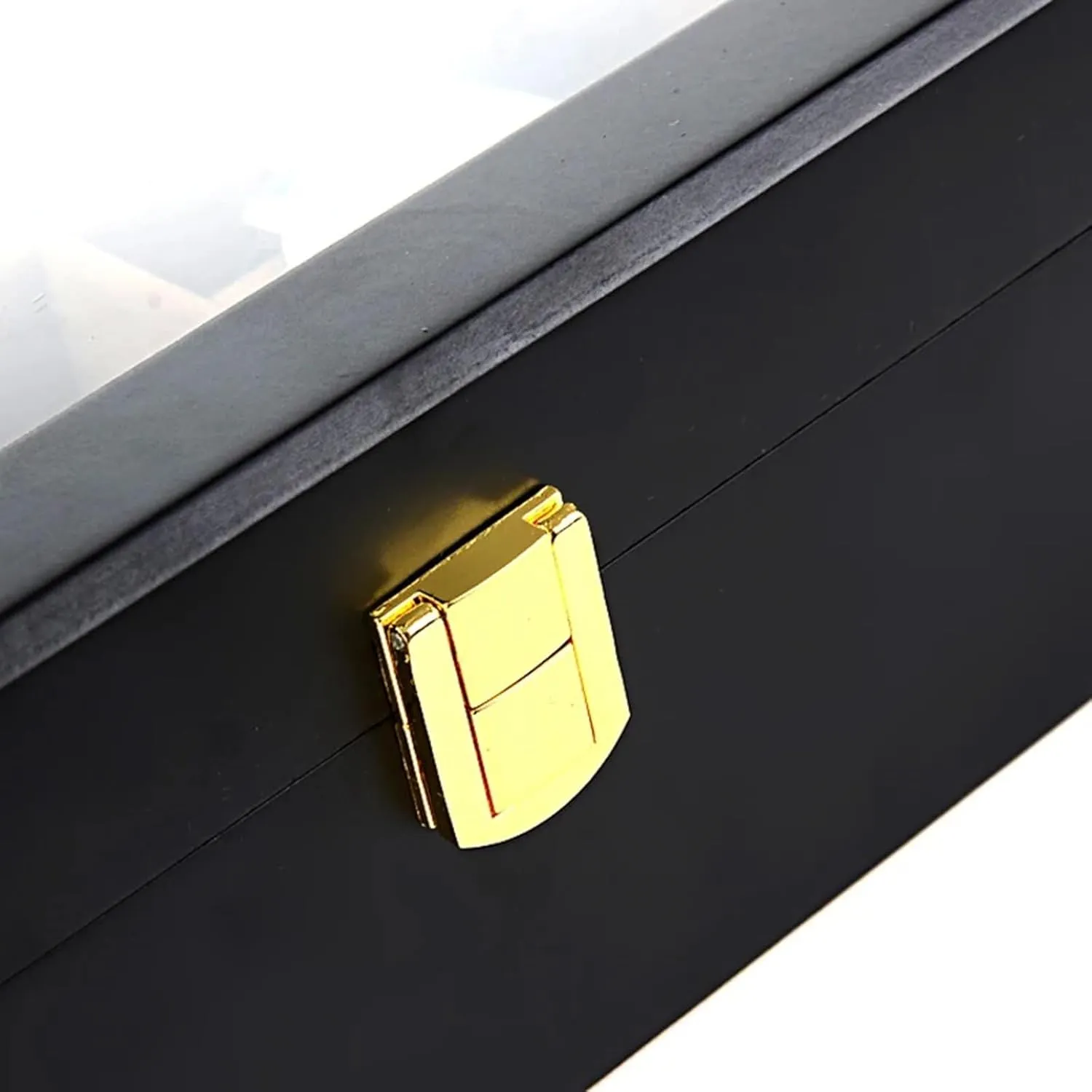 Watch Storage Box, Handmade Wood Watch Box 6/10/12 Grids Watches Display Case Jewelry Holder Storage Organizer for Watch Holding(6 Grids)