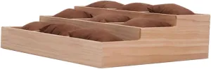 Watch Tray Watch Holder 9 Slots Three Layer Wood for Bangles with Pillow Jewelry Organizer Tray for Countertop Shop Dresser