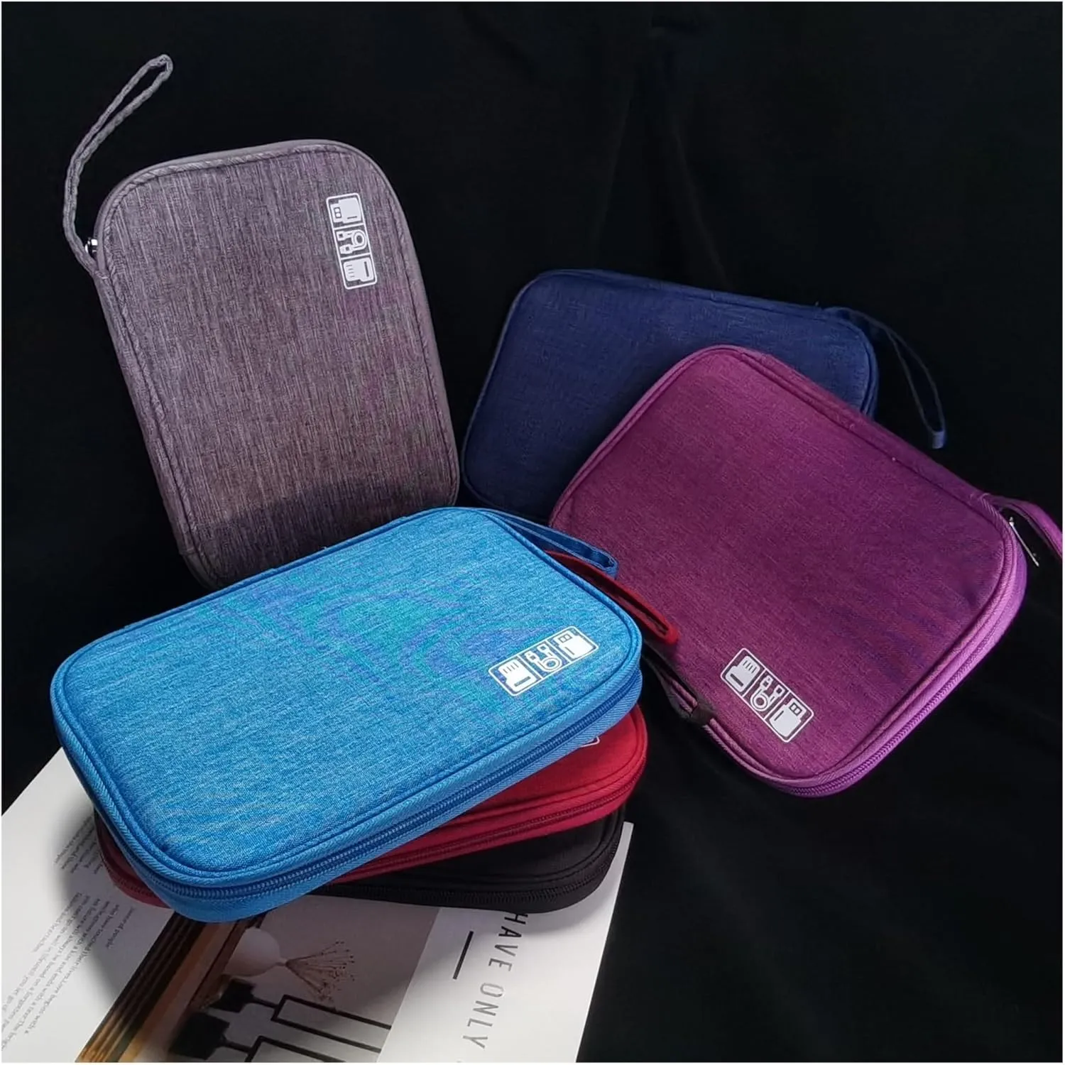 Watchband box for Apple Watch strap case data cable Travel smart watch Wriststrap storage bag Box watches organizer