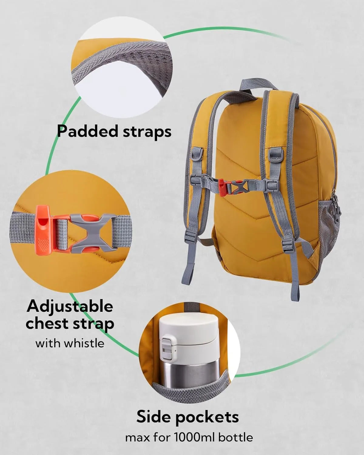 WATERFLY 12L Small Hiking Backpack: Day Pack Lightweight Travel Bag Camping Fitness Cycling Outdoor Sports Daypack For Women Men