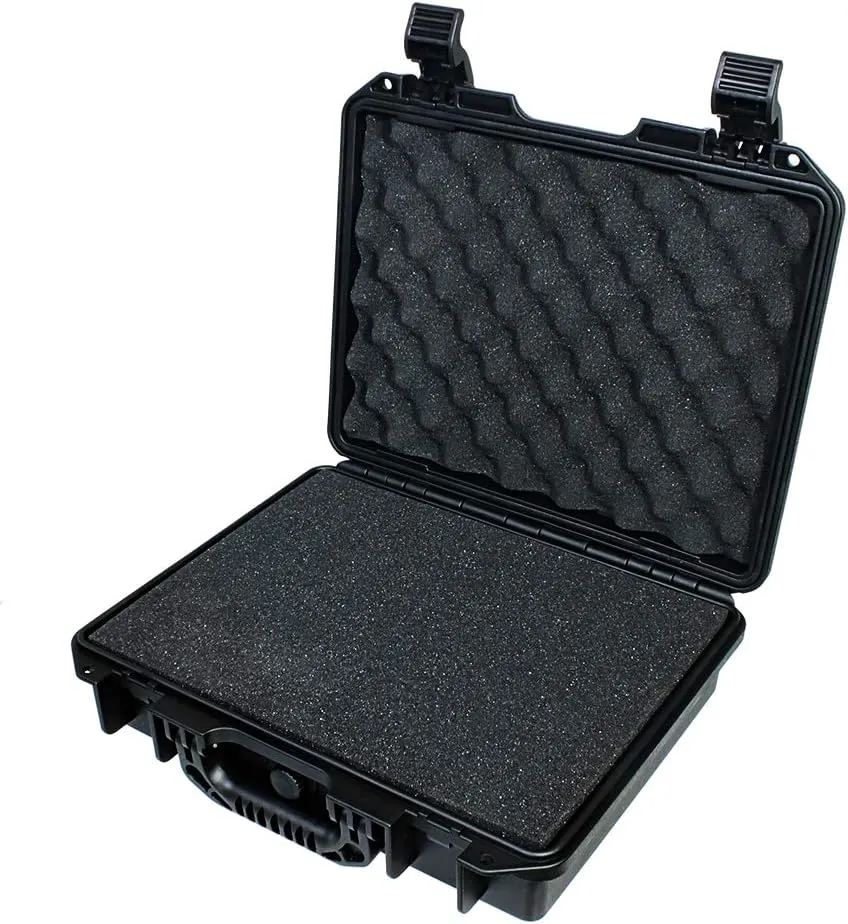 Waterproof Hard Case with DIY Customizable Foam Insert - 14 x 12 x 4in