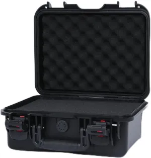 Waterproof Hard Case with DIY Customizable Foam Insert - 15 x 12 x 6in (Black)