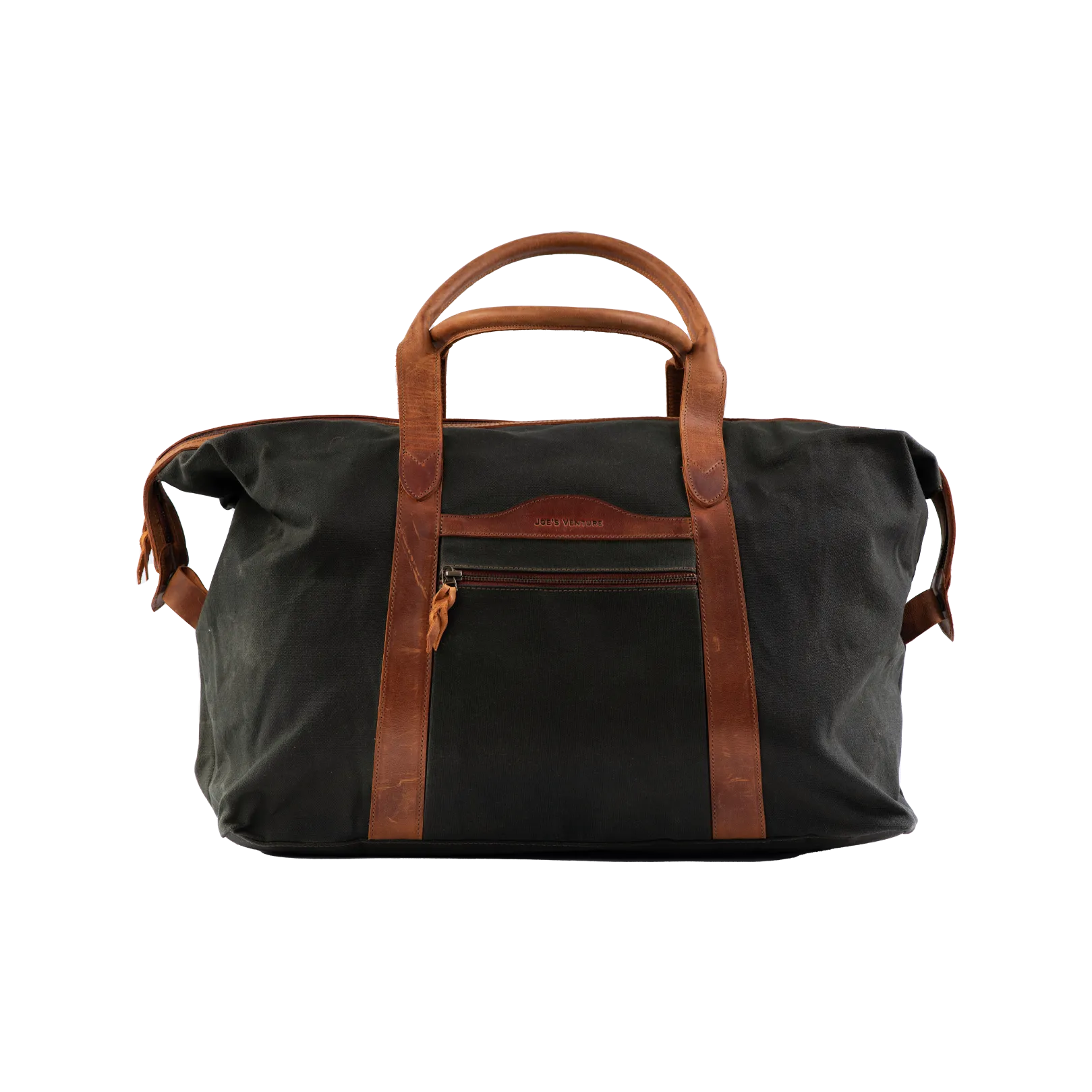 Waxed-Canvas Leather "Travel Duffle" Bag Vintage Handcrafted