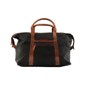 Waxed-Canvas Leather "Travel Duffle" Bag Vintage Handcrafted