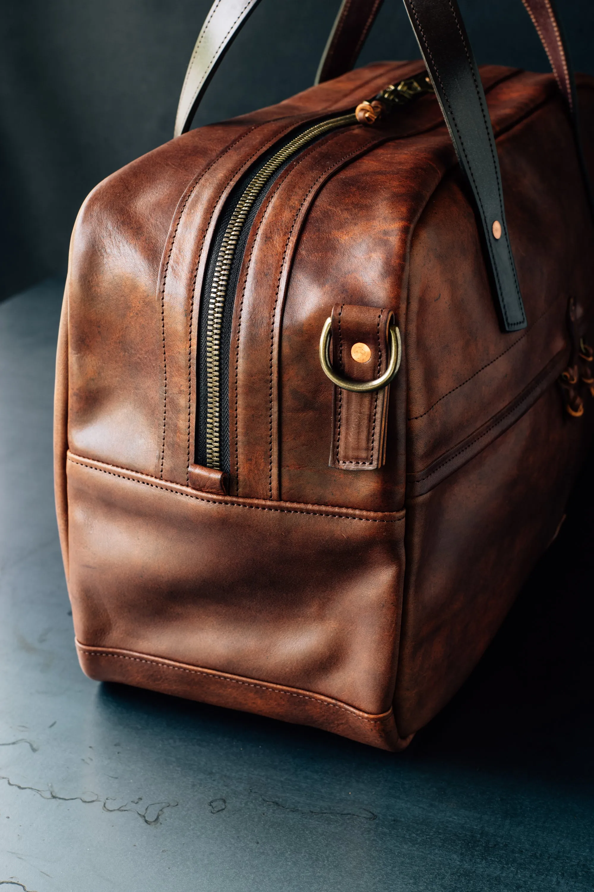 Weekender Duffle - Cognac Nemesis Leather