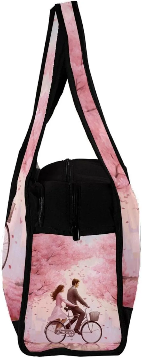 Weekender Travel Bag,Small Gym Bag,Valentines Day Heart Love You,Gym Duffle Bag