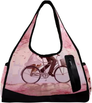 Weekender Travel Bag,Small Gym Bag,Valentines Day Heart Love You,Gym Duffle Bag