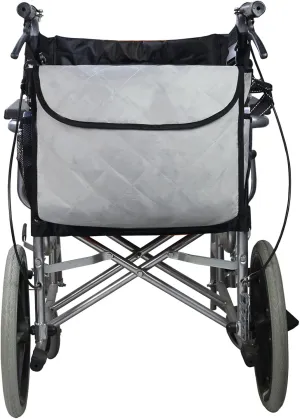 Wheelchair Backpack Bag, Wheelchair Bag,6Colors - Large Tote Accessory to Hang on Back- Lightweight, Wheelchair Storage Organizers for Walkers, Rollators, Scooters (gray)