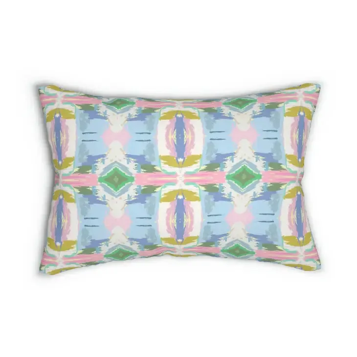 Windsong Lumbar Indoor/Outdoor Pillow (Pastel)