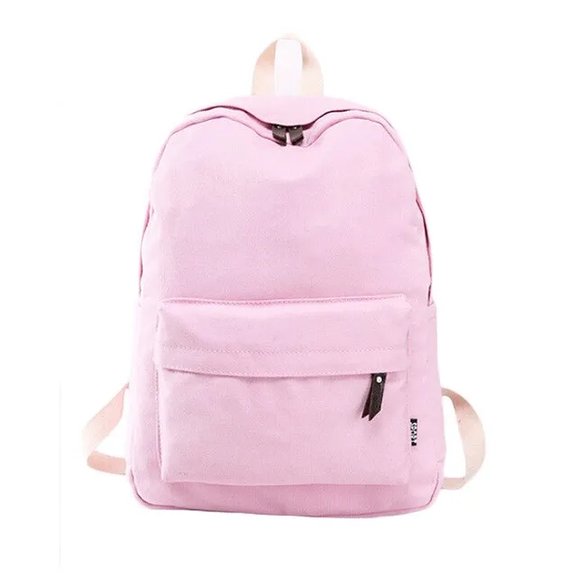 Women Canvas School Bag