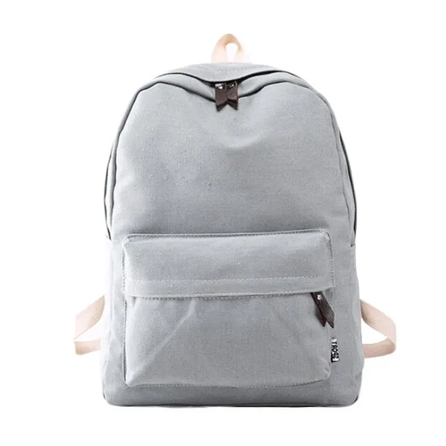 Women Canvas School Bag