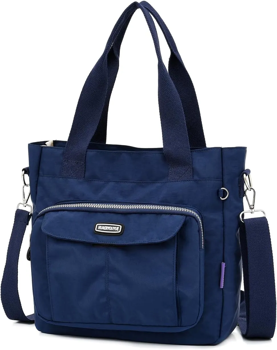 Women's Crossbody Tote Bag with Multiple Pockets, Adjustable Strap