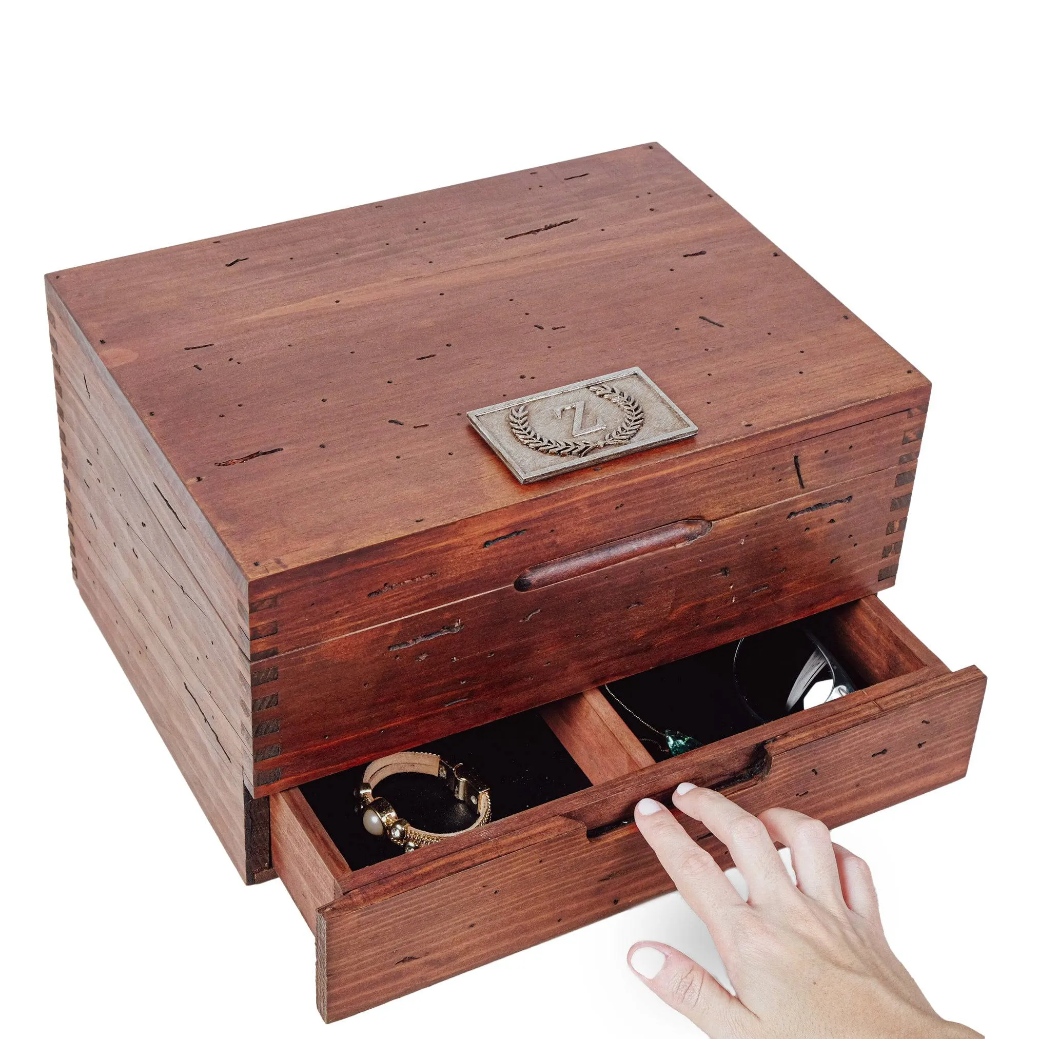 Women's Jewelry Box with Drawer
