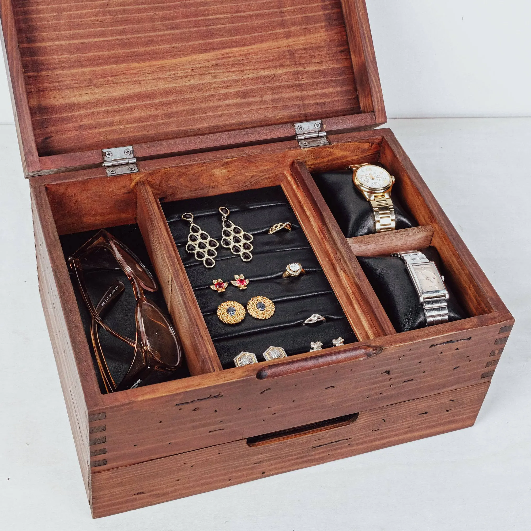 Women's Jewelry Box with Drawer