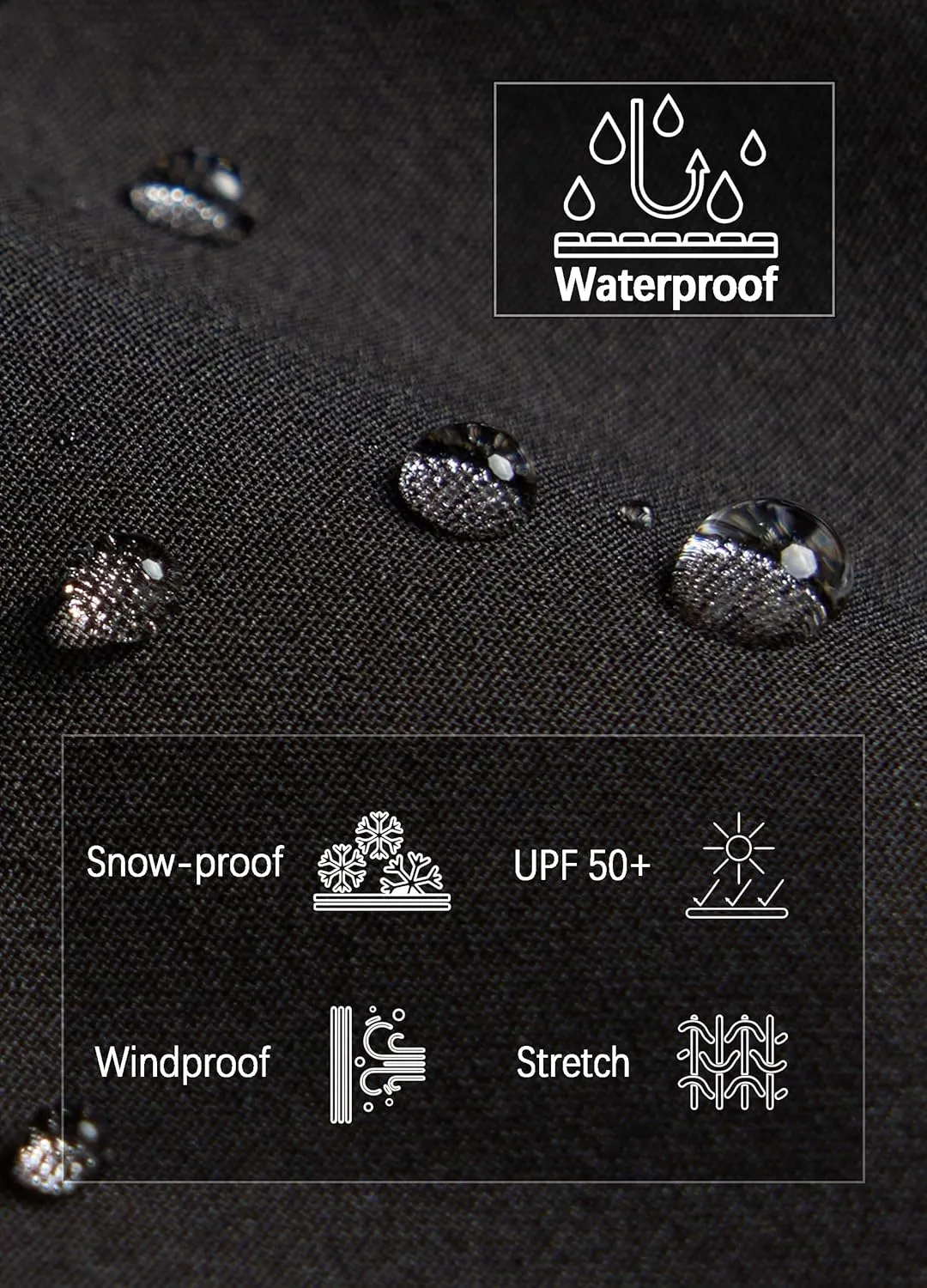 Women's Snow Ski Pants Fleece Lined Winter Outdoor Waterproof Insulated Warm Softshell Hiking Cargo Pants