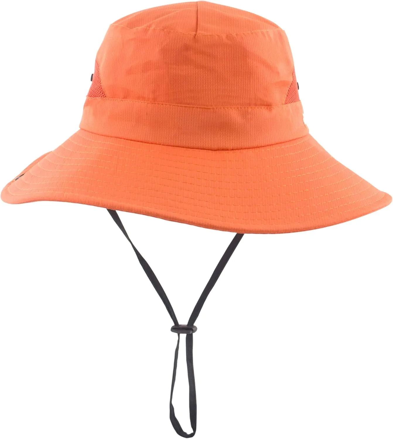 Womens Summer Mesh Wide Brim Sun UV Protection Hat with Ponytail Hole